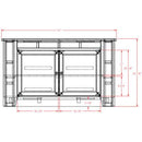 Legends Furniture Oak Creek TV Stand OC1252.GDO IMAGE 3