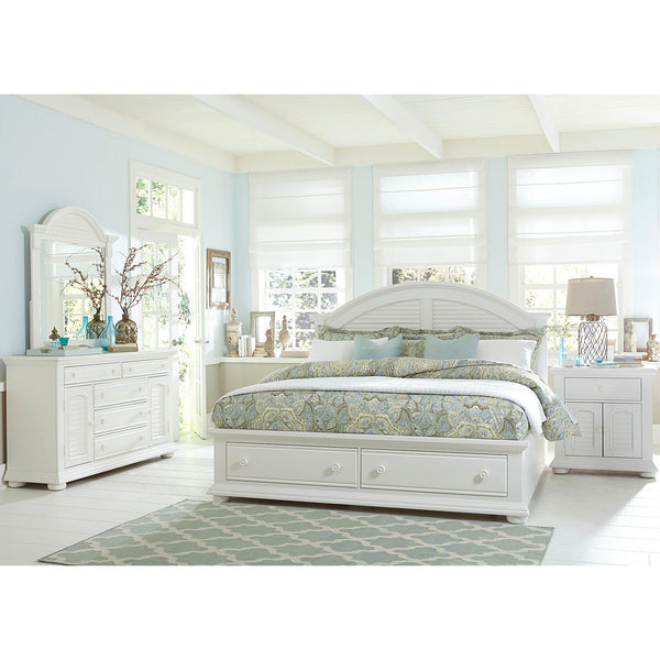 Liberty Furniture Industries Inc. Summer House I 607-BR-KSBDMCN 7 pc King Storage Bedroom Set IMAGE 1