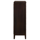 Coaster Furniture Carlton 202095 5-Drawer Bedroom Chest - Cappuccino IMAGE 8