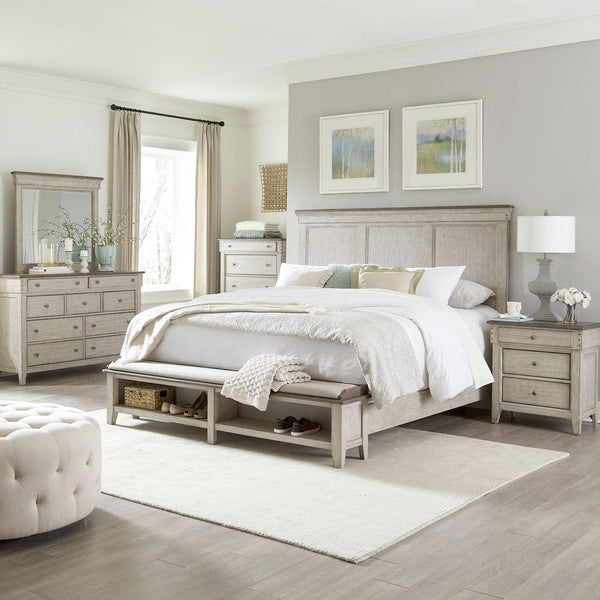 Liberty Furniture Industries Inc. Ivy Hollow 457-BR-KMSDMCN 7 pc King Mantle Storage Bedroom Set IMAGE 1