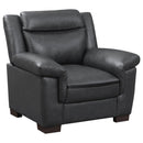 Coaster Furniture Arabella 506593 Upholstered Padded Arm Accent Chair - Grey IMAGE 1
