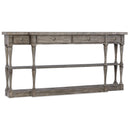 Hooker Furniture 5620-85001-LTGY Sanctuary Four-Drawer Console IMAGE 1