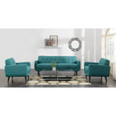 Elements International Hadley UHD087200NP Loveseat - Heirloom Teal IMAGE 3