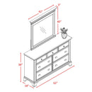 Elements International Canton Cherry CN600DRMR Dresser IMAGE 4