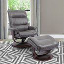 Parker Living Knight Swivel Leather Match Recliner with Wall Recline MKNI