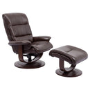 Parker Living Knight Swivel Leather Match Recliner with Wall Recline MKNI