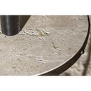 Hooker Furniture 5960-80113-MTL Luckenbach Metal and Stone End Table IMAGE 4