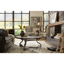 Hooker Furniture 5960-80113-MTL Luckenbach Metal and Stone End Table IMAGE 7