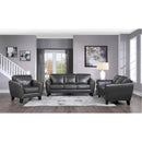 Homelegance Spivey Stationary Leather Match Loveseat 9460DG-2 IMAGE 4