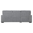 Homelegance Morelia 9468DG*2LC2R 2 pc Sectional with Pull-out Bed and Left Chaise with Hidden Storage IMAGE 6