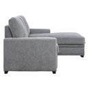 Homelegance Morelia 9468DG*2RC2L 2 pc Sectional with Pull-out Bed and Right Chaise with Hidden Storage IMAGE 4