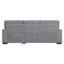 Homelegance Morelia 9468DG*2RC2L 2 pc Sectional with Pull-out Bed and Right Chaise with Hidden Storage IMAGE 5