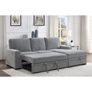 Homelegance Morelia 9468DG*2RC2L 2 pc Sectional with Pull-out Bed and Right Chaise with Hidden Storage IMAGE 8