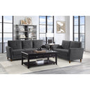 Homelegance Dunleith Stationary Fabric Loveseat 9348GRY-2 IMAGE 5