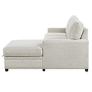 Homelegance Morelia 9468BE*2RC2L 2 pc Sectional with Pull-out Bed and Right Chaise with Hidden Storage IMAGE 4