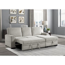 Homelegance Morelia 9468BE*2RC2L 2 pc Sectional with Pull-out Bed and Right Chaise with Hidden Storage IMAGE 8