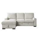 Homelegance Morelia 9468BE*2LC2R 2 pc Sectional with Pull-out Bed and Left Chaise with Hidden Storage IMAGE 1