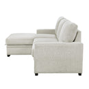 Homelegance Morelia 9468BE*2LC2R 2 pc Sectional with Pull-out Bed and Left Chaise with Hidden Storage IMAGE 4
