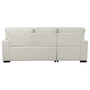 Homelegance Morelia 9468BE*2LC2R 2 pc Sectional with Pull-out Bed and Left Chaise with Hidden Storage IMAGE 5