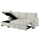 Homelegance Morelia 9468BE*2LC2R 2 pc Sectional with Pull-out Bed and Left Chaise with Hidden Storage IMAGE 6