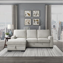 Homelegance Morelia 9468BE*2LC2R 2 pc Sectional with Pull-out Bed and Left Chaise with Hidden Storage IMAGE 7
