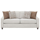 Coaster Furniture Christine 552061 Upholstered Sloped Arm Sofa - Beige IMAGE 2