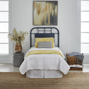 Liberty Furniture Industries Inc. Vintage 179-BR17H-N Full Metal Headboard - Navy IMAGE 6