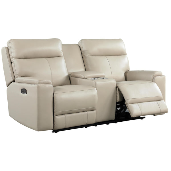 Leather Italia USA Bryant Power Reclining Leather Loveseat 1444-EH310C-021001LV IMAGE 1