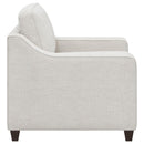 Coaster Furniture Christine 552063 Upholstered Sloped Arm Accent Chair - Beige IMAGE 7