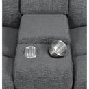 Coaster Furniture Bahrain 609542 Upholstered Motion Loveseat - Charcoal IMAGE 15