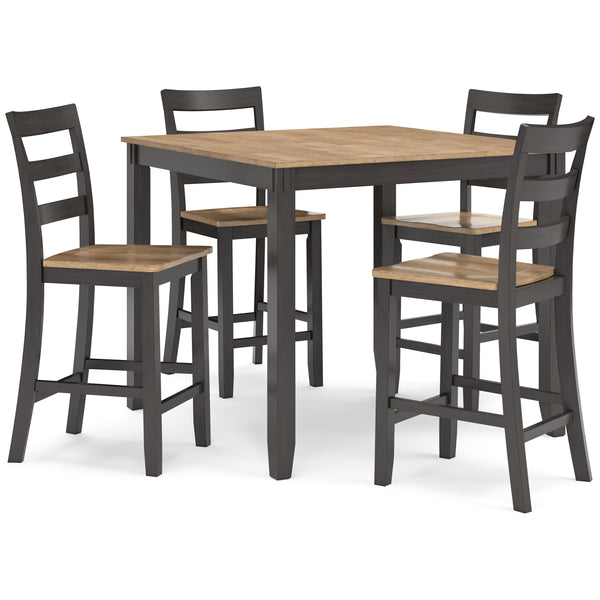 Signature Design by Ashley Gesthaven 5 pc Counter Height Dinette D396-223 IMAGE 1