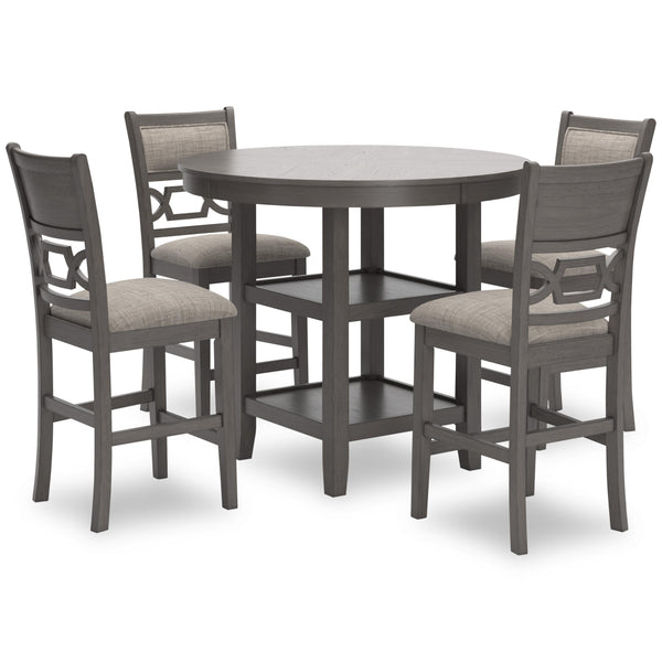 Signature Design by Ashley Wrenning 5 pc Counter Height Dinette D425-223 IMAGE 1