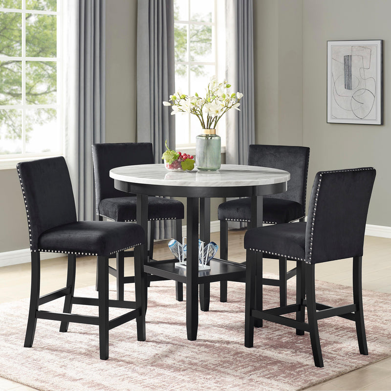 Crown Mark Round Lennon Counter Height Dining Table 1715T-42RD IMAGE 3