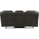 Homelegance Gainesville Reclining Leather Look Sofa 8560PM-3 IMAGE 4