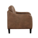 Homelegance Mallory Stationary Fabric Chair 9489BRW-1 IMAGE 3