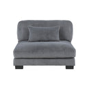 Homelegance Traverse Stationary Fabric Sofa 8555GY-3* IMAGE 4