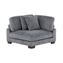 Homelegance Traverse Stationary Fabric Loveseat 8555GY-2* IMAGE 5