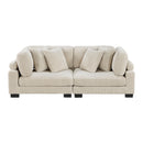 Homelegance Traverse Stationary Fabric Loveseat 8555BE-2* IMAGE 1
