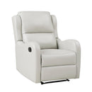 Homelegance Durant Leather Look Recliner 8527TPE-1 IMAGE 2