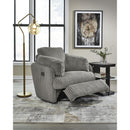 Signature Design by Ashley Tie-Breaker Swivel Glider Fabric Recliner 9490361 IMAGE 8