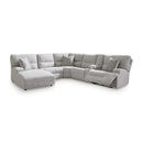 Signature Design by Ashley Acklen Place 93605S2 6 pc Power Reclining Sectional with Chaise IMAGE 1