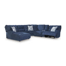 Signature Design by Ashley Acklen Place 93607S2 6 pc Power Reclining Sectional with Chaise IMAGE 1