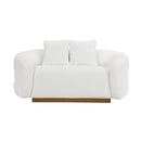 Homelegance Novella 8568WH-2 Love Seat IMAGE 1