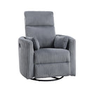 Homelegance Traverse 8555GY-1SW Swivel Glider Reclining Chair IMAGE 2