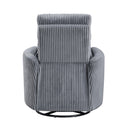 Homelegance Traverse 8555GY-1SW Swivel Glider Reclining Chair IMAGE 6