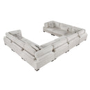 Homelegance Tinley 9555BEG*84CR4AC 8 pc Modular Sectional IMAGE 4