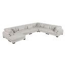 Homelegance Tinley 9555BEG*62CR3ACVC 6 pc Modular Sectional with Chaise IMAGE 2