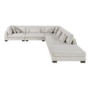 Homelegance Tinley 9555BEG*62CR3ACOT 6 pc Modular Sectional with Ottoman IMAGE 5