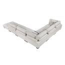 Homelegance Tinley 9555BEG*62CR3ACOT 6 pc Modular Sectional with Ottoman IMAGE 7