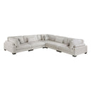Homelegance Tinley 9555BEG*53CR2AC 5 pc Modular Sectional IMAGE 1